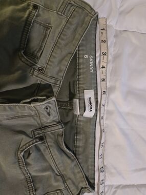 Sonoma Skinny Jeans in Olive Green